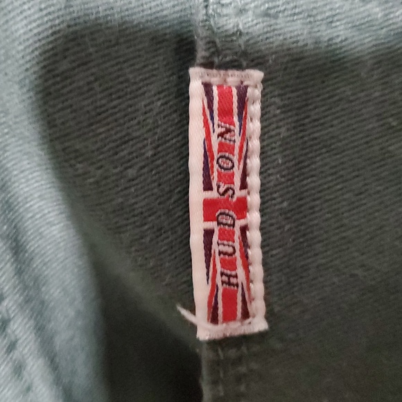 Hudson Made In USA Forest Green Straight Jeans - Picture 6 of 6